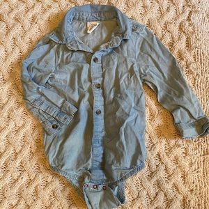 Cat and Jack long sleeve onesie